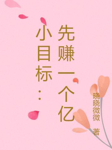 小目标: 先赚一个亿